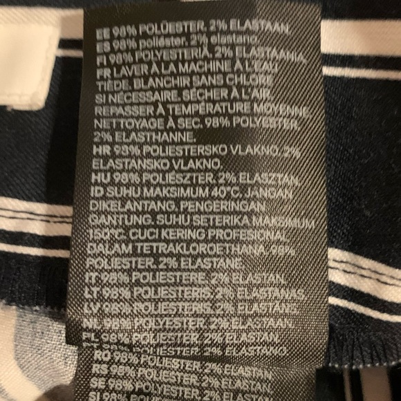 H&M high waisted striped pants sz 8 - Picture 7 of 7